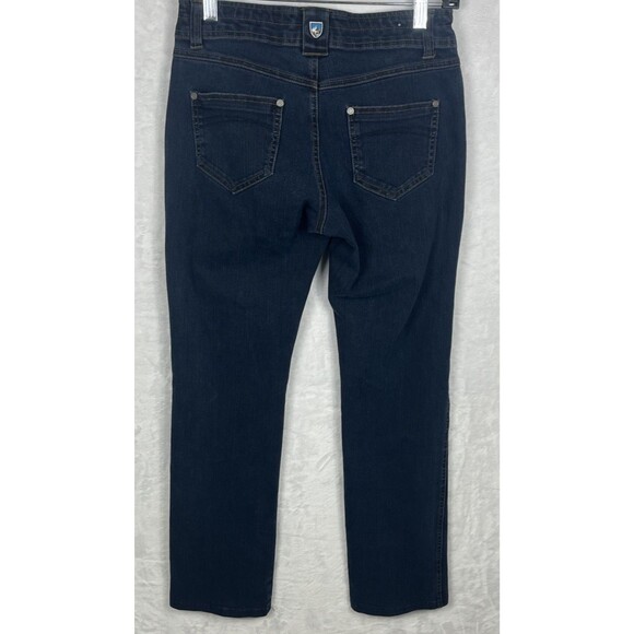 Kuhl Legendary Straight Jeans Hiking Outdoor Born in the Mountains Blue Size 4S - Picture 12 of 14